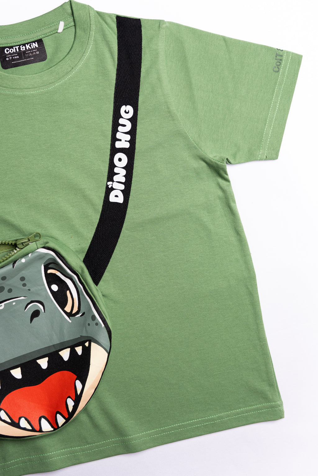 Colt & Kin – “Dino Hug” Pocket Tee