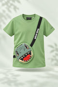 ColT & KiN Dino Hug Pocket Tee for kids – product view