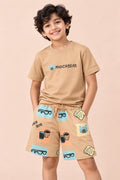 ColT & KiN Munch Bear Co-ord Set for kids – on model, close-up