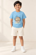 ColT & KiN Peek-a-Boo Dino Tee for kids – on model, full length